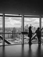 One person opens the